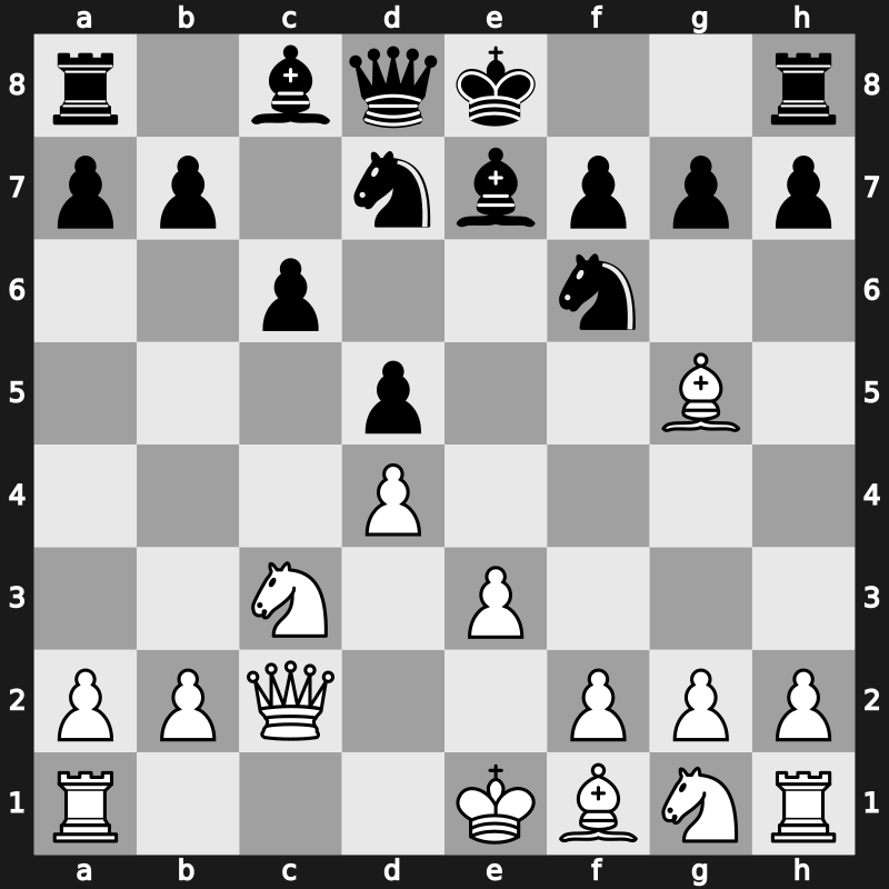 D36h - 6…Be7 7.e3 Nbd7 - Exchange [+0.22]