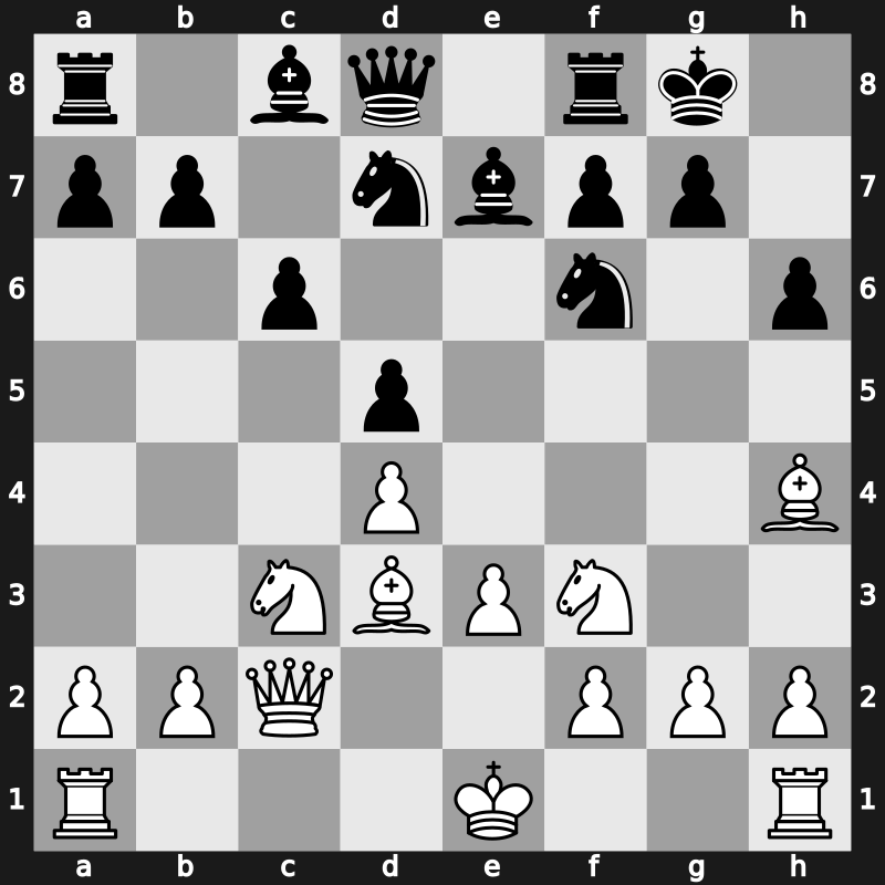 D36o - 6…Be7 7.e3 Nbd7 8.Bd3 O-O 9.Nf3 h6 10.Bh4 - Exchange Main Line [+0.23]