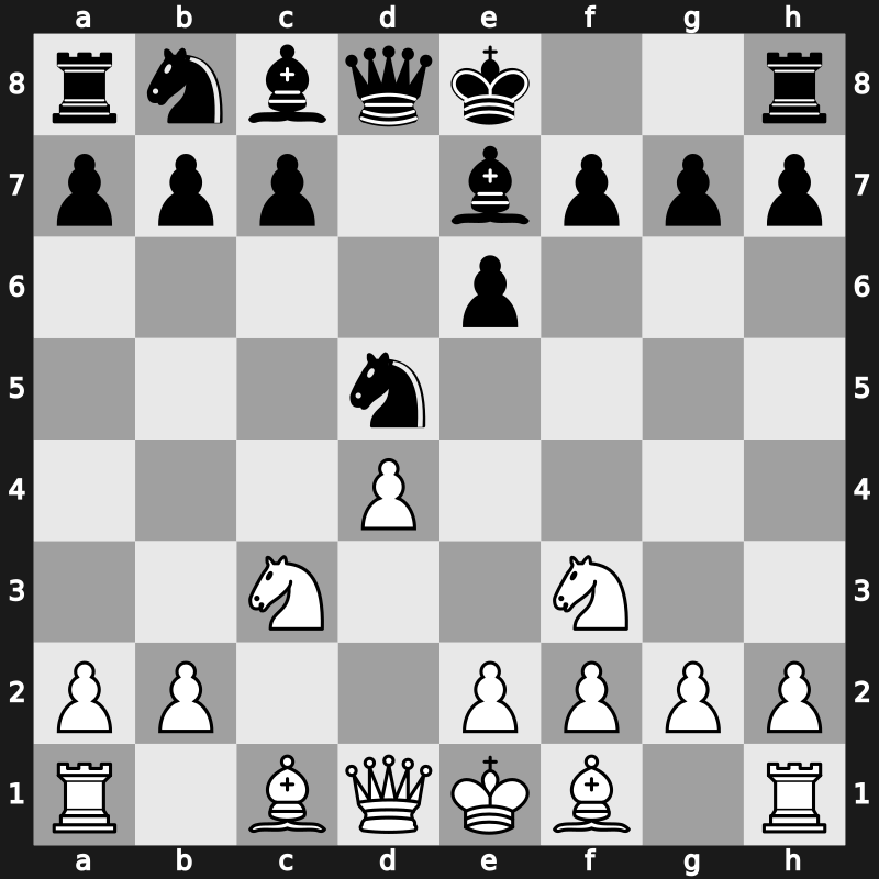 D37d - 4…Be7 5.cxd5 Nxd5