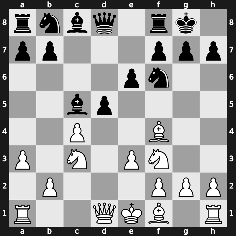 D37p - 4…Be7 5.Bf4 O-O 6.e3 c5 7.dxc5 Bxc5 8.a3 - Classical [+0.25]