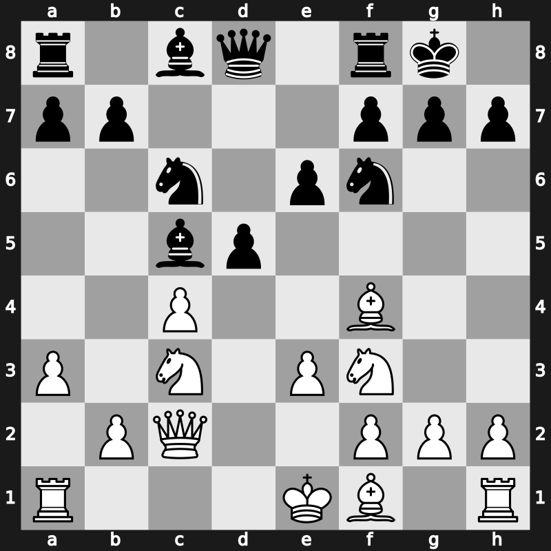 D37s - 4…Be7 5.Bf4 O-O 6.e3 c5 7.dxc5 Bxc5 8.Qc2 Nc6 9.a3 - Classical [+0.30]