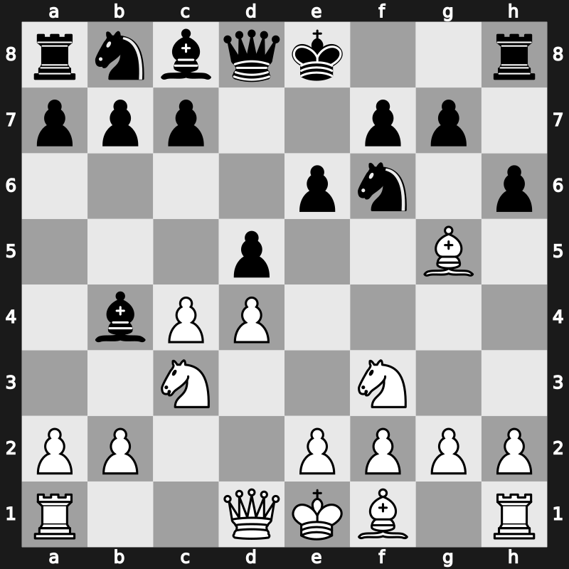D38l - 5.Bg5 h6 - Ragozin [+0.22]