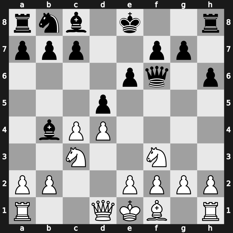 D38m - 5.Bg5 h6 6.Bxf6 Qxf6 - Ragozin [+0.21]