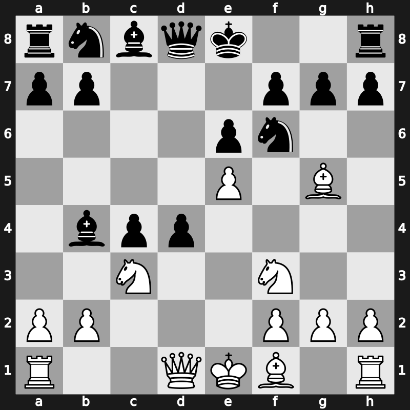 D39f - 6.e4 c5 7.e5 cxd4 - Ragozin Vienna [+0.11]