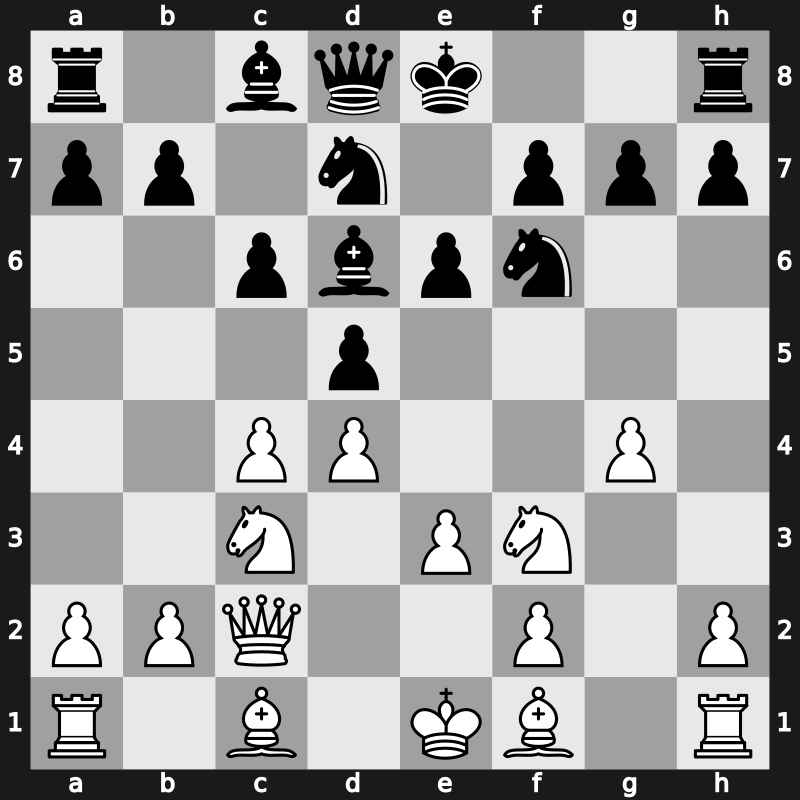 D45l - 5…Nbd7 6.Qc2 Bd6 7.g4