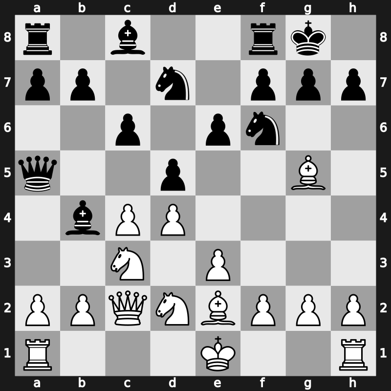 D52n - 6…Qa5 7.Nd2 Bb4 8.Qc2 O-O 9.Be2 - Cambridge Springs [+0.25]