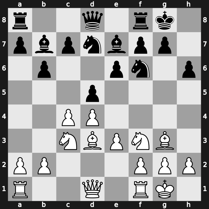 D58h - 8.Bd3 Bb7 9.O-O Nbd7 10.Bg3 - Tartakower [-0.03]