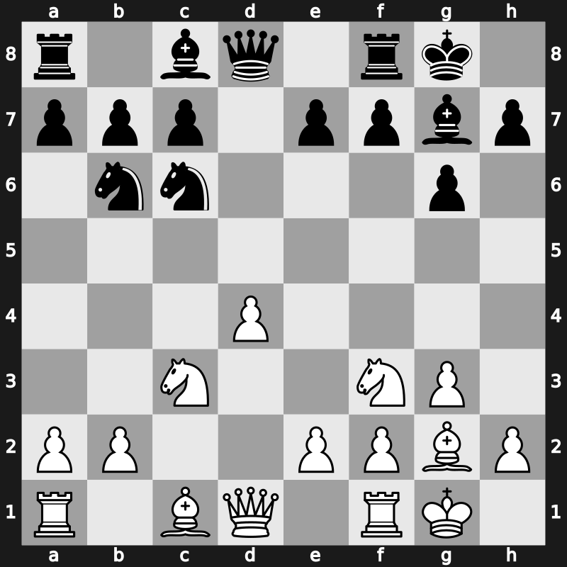 D76c - 8.Nc3 Nc6 - Neo-Gruenfeld [+0.27]