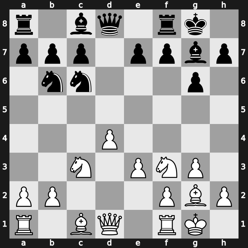 D76d - 8.Nc3 Nc6 9.e3 - Neo-Gruenfeld [+0.24]