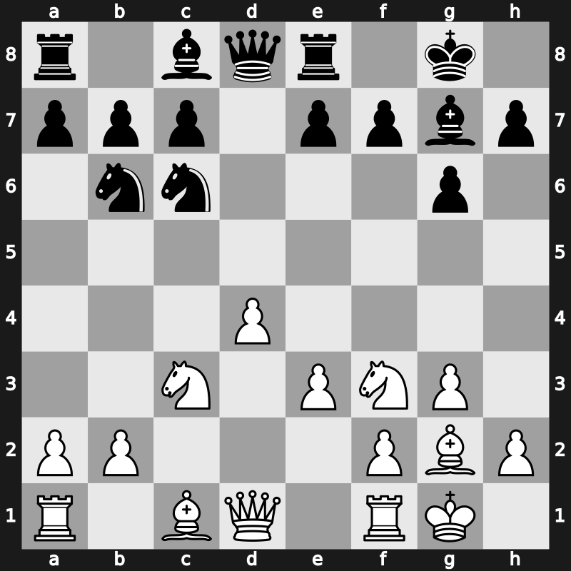 D76g - 8.Nc3 Nc6 9.e3 Re8 - Neo-Gruenfeld [+0.30]