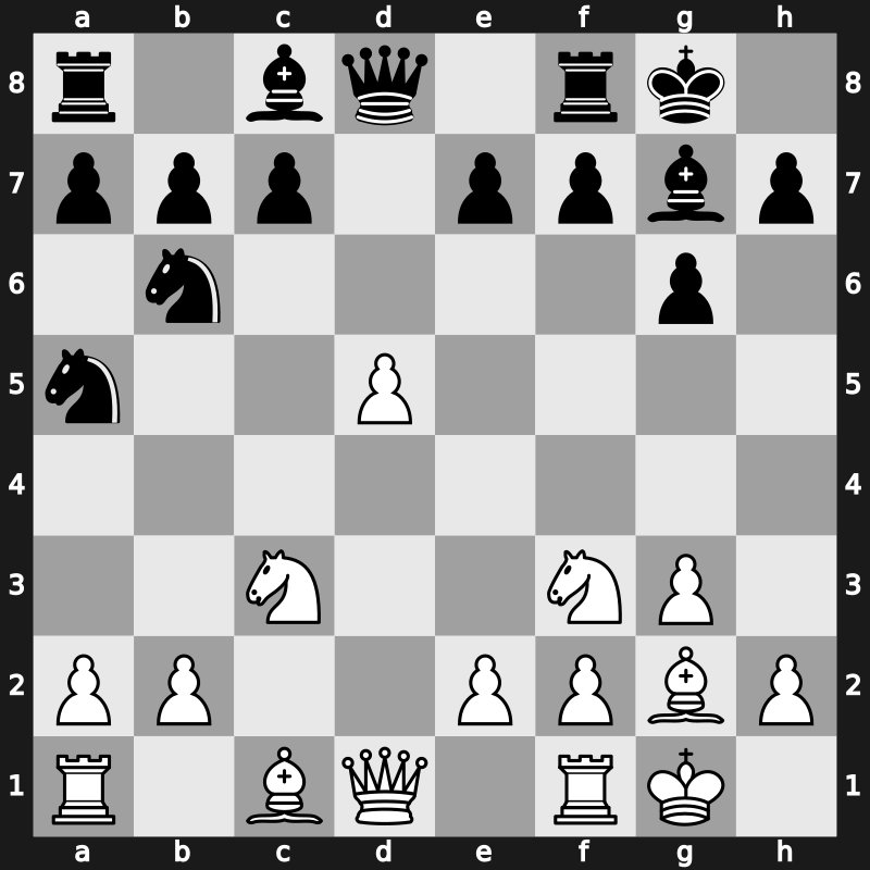 D76j - 8.Nc3 Nc6 9.d5 Na5 - Neo-Gruenfeld [+0.31]