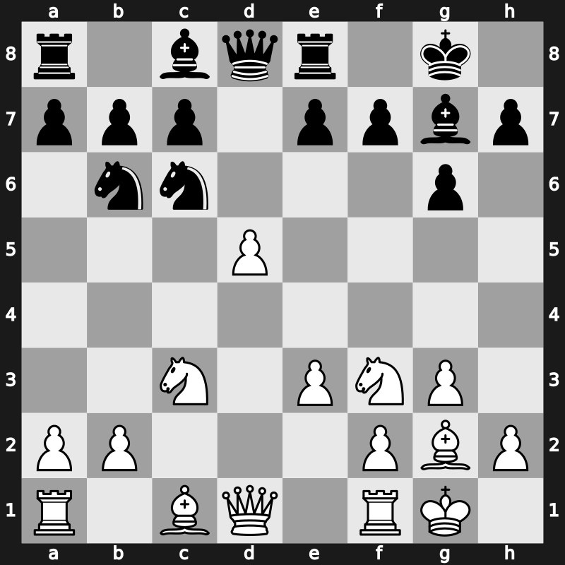 D76h - 8.Nc3 Nc6 9.e3 Re8 10.d5 - Neo-Gruenfeld [+0.11]