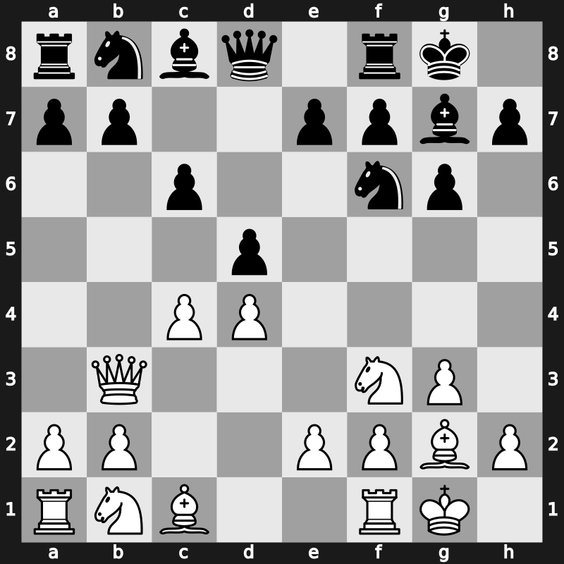 D78g - 7.Qb3 - Neo-Gruenfeld