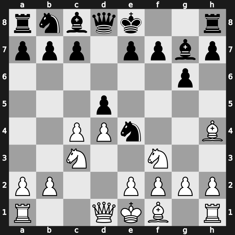 D91e - 5…Ne4 6.Bh4 [-0.22]