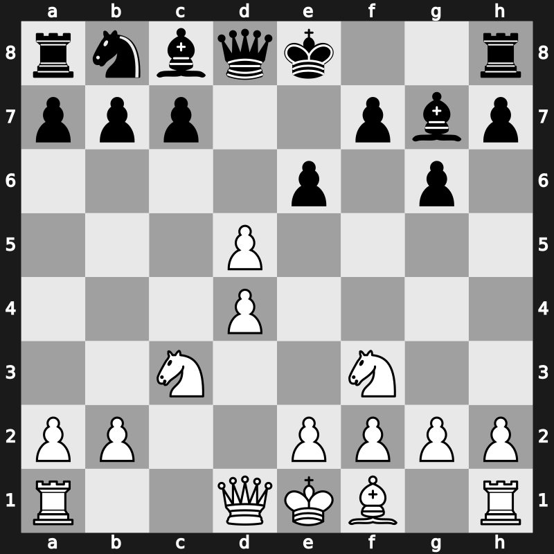 D91o - 5…Ne4 6.cxd5 Nxg5 7.Nxg5 e6 8.Nf3