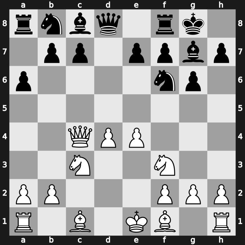 D97d - 7…a6 - Russian Alekhine (Hungarian) Variation