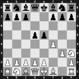 A00g - 1…d5 2.g3 e5 3.f4 - Amar: Paris Gambit [-0.82]