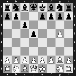 A00o - 1…d5 2.Bg2 c6 3.g5 - Grob Gambit: Spike Attack [-0.96]