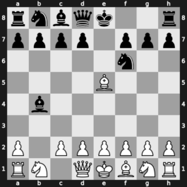 A00s - 1…e5 2.Bb2 Bxb4 3.Bxe5 Nf6 - Polish: [-0.34]