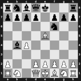 A00s - 1…e5 2.Bb2 Bxb4 3.Bxe5 Nf6 4.c4 - Polish: [-0.59]