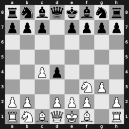 A09g - 2…d4 3.g3 - Advance