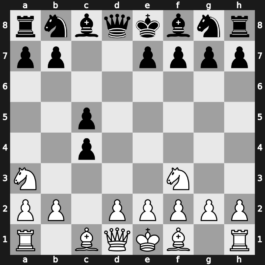 A09q - 2…dxc4 3.Na3 c5 - Accepted