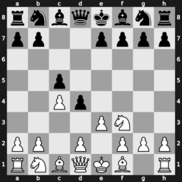 A09e - 2…d4 3.e3 c5 - Advance [-0.19]