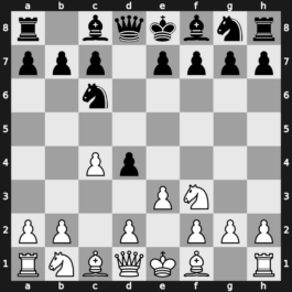 A09f - 2…d4 3.e3 Nc6 - Advance [-0.15]