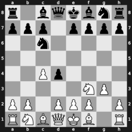 A09h - 2…d4 3.g3 Nc6 - Advance [-0.10]