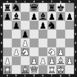 A30p - 2.Nf3 Nf6 3.g3 b6 4.Bg2 Bb7 5.O-O e6 6.Nc3 Be7 7.b3 O-O - Symmetrical Hedgehog [+0.21]