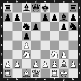 A37h - 5…d6 6.O-O Nh6 [+0.17]