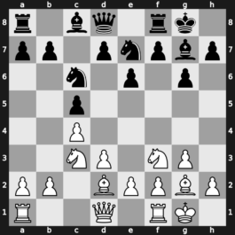 A37p - 5…e6 6.O-O Nge7 7.d3 O-O 8.Bd2 - Symmetrical [-0.24]