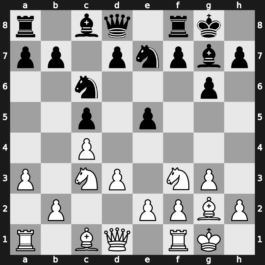 A37y - 5…e5 6.O-O Nge7 7.d3 O-O 8.a3 - Symmetrical [+0.17]