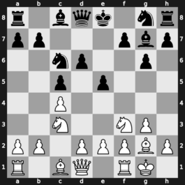 A37u - 5…e5 6.O-O d6 - Symmetrical [+0.30]