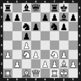 A38q - 6.O-O O-O 7.d3 d6 8.a3 [+0.02]