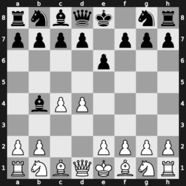 A40p - 1…e6 2.c4 Bb4+ - Keres Defence [+0.34]