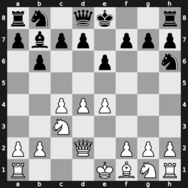 A40q - 1…e6 2.c4 Bb4+ 3.Bd2 Bxd2+ 4.Qxd2 b6 5.Nc3 Bb7 6.e4 Nh6 - Keres Defence Kangaroo Variation [+1.39]