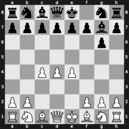 A40v - 1…g6 2.c4 Bg7 3.e4 - Modern [+0.44]