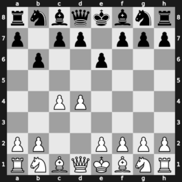 A40e - 1…b6 2.c4 e6 - English Defence [+0.72]