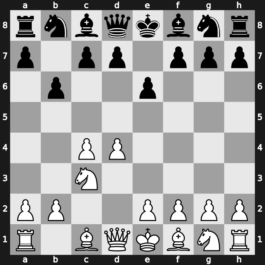 A40h - 1…b6 2.c4 e6 3.Nc3 - English Defence [+0.45]