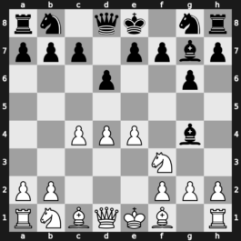 A41s - 2.c4 g6 3.Nf3 Bg7 4.e4 Bg4 - Modern Rossolimo Variation [+0.33]