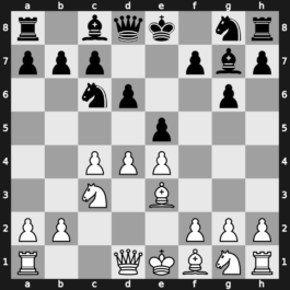 A42j - 4…Nc6 5.Be3 e5 - Averbakh Kotov [+0.79]