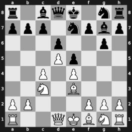 A42l - 4…Nc6 5.Be3 e5 6.d5 Nce7 - Averbakh Kotov [+0.77]