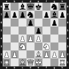 A42r - 4…e5 5.Nf3 Nd7 6.Be2 - Averbakh [+0.71]