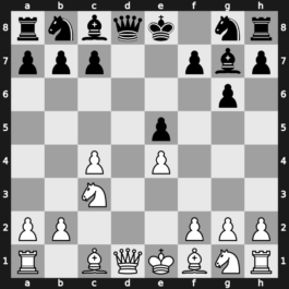 A42v - 4…e5 5.dxe5 dxe5 - Averbakh