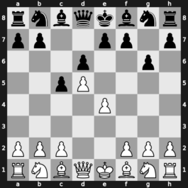 A43t - 2.d5 d6 3.e4 g6 - Schmidt [+0.73]