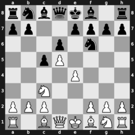 A43u - 2.d5 d6 3.e4 Nf6 4.Nc3 - Schmidt