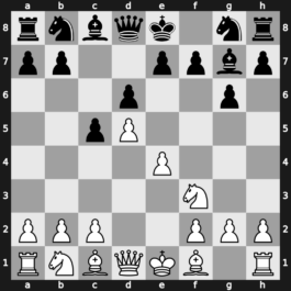 A43t - 2.d5 d6 3.e4 g6 4.Nf3 Bg7 - Schmidt [+0.75]