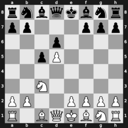 A43i - 2.d5 e6 3.c4 exd5 4.cxd5 d6 5.Nc3 [+0.65]