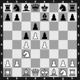 A44g - 3.c4 d6 4.e4 Be7 5.Nc3 - Czech [+0.91]